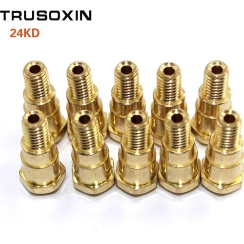 10Pcs MIG Torch Tips of 24KD/36KD Binzel MAG MIG Welding Torch CO2 Welding Machine/Welding Tool Accessories Link Rod/Electrode