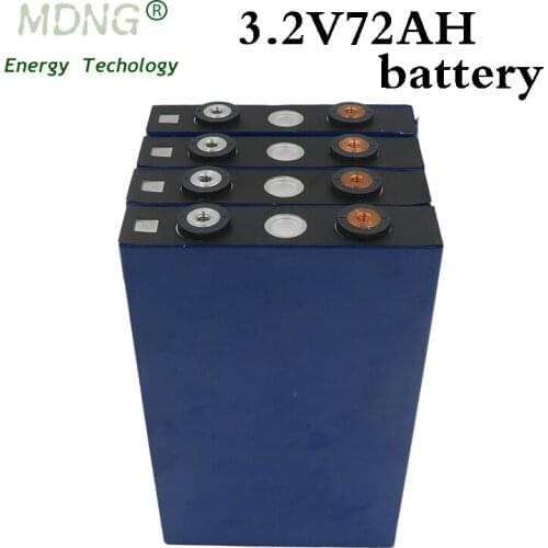 8PCS/Lot8 pieces/batch 3.2v 72ah lifepo4 80ah battery 3c discharge for diy 12v 24v 48v 240ah electric vehicle solar energy stora
