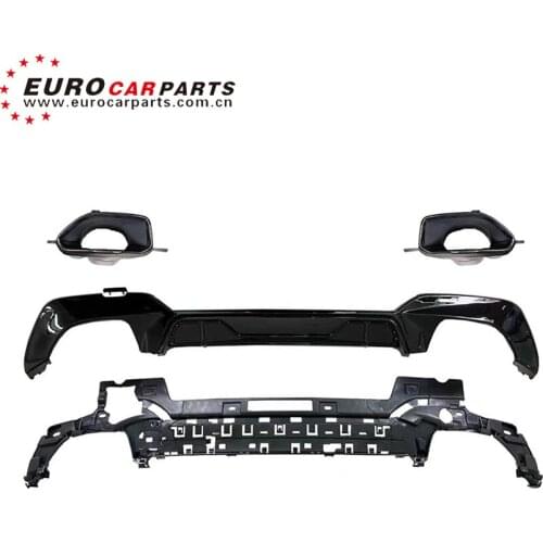 Automotive Body Parts For 3 Series G20 G28 340D Rear Diffuser Auto Exhaust End Muffler Performance Tail Pipe Tips