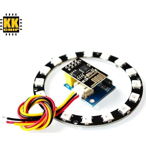 ESP8266 ESP-01 ESP-01S WS2812 RGB LED Controller Module WS2812 Light Ring Smart Electronic DIY