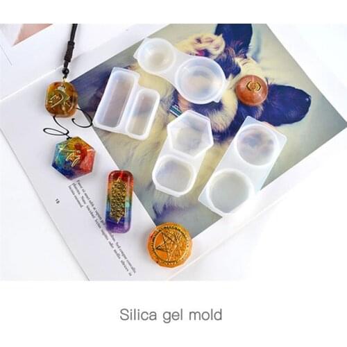 Pendant Silicone Mold Epoxy Resin Molds Crystal Drop Resin Mold Pendant Casting Mold for Jewelry Making DIY Tools