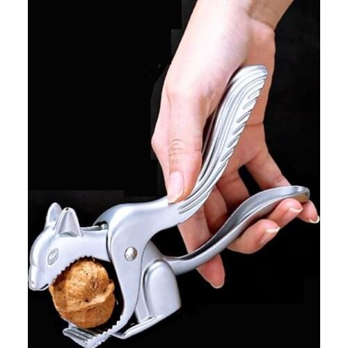 Nut Crackers Tools Squirrel Shape Walnut Clip Zinc Alloy Multifunctional Walnut Sheller Tong Kitchen Nutcracker Shelling Gadget