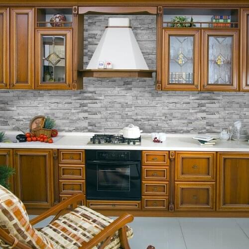 Granite Pieces Self-adhesive Marble Floor Tile Wall Sticker PVC Oil-proof Waterproof for Home Living Room Bedroom Study Bar