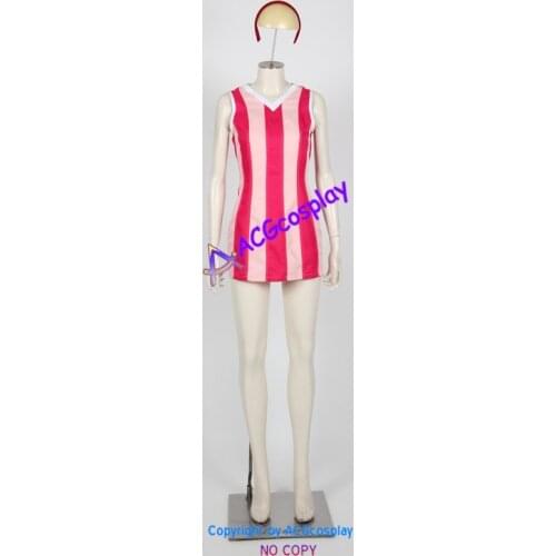 Lazytown Stephanie Meanswell Cosplay Costume include headband ACGcosplay
