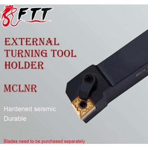 MCLNR1616H12 MCLNR2020K12 External Turning Tool Holder Metal Lathe Boring Bar Cutting Accessories CNC For CNMG Carbide Insert