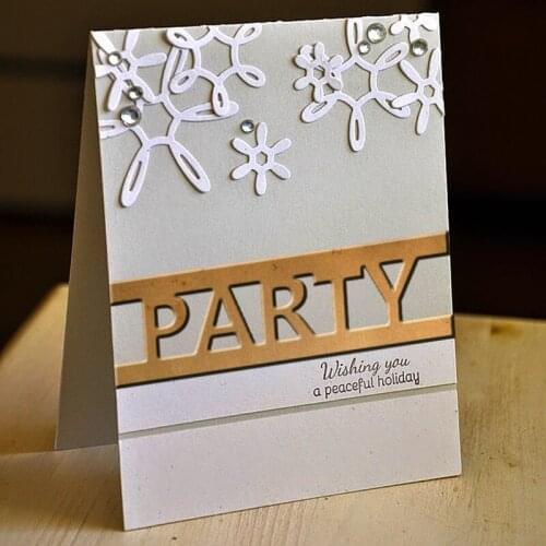 Letters Metal Die Cuts Cutting Dies For DIY Scrapbooking Embossing Photo Album Paper party festival manual Cards