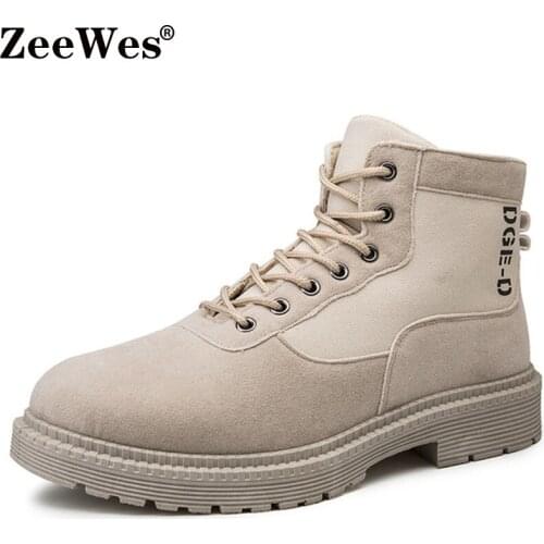 2019Martin Boots Mens British Wind Tool Boots Wild Thick-soled Casual Shoes Trend Desert Boots Military Boots Chelsea Boots Men