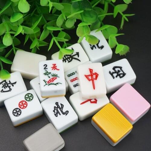 Hot Mahjong set 30mm High Quality Mahjong Games Home Games 144pcs mahjong tiles Chinese Funny Family Table Board Game P16