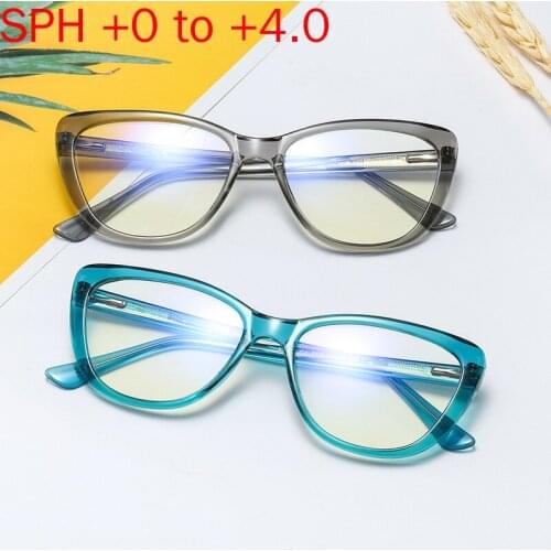 2020 NEW Women Cat Computer Reading Glasses Blue Light Blocking Hyperopia Presbyopia 1.25 1.5 1.75 2 2.25 2.5 2.75 3 3.25 NX