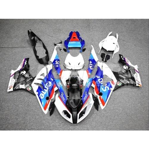 New ABS Whole Fairings Kit Fit For BMW S1000RR 2009 2010 2011 2012 2013 2014 09 10 11 12 13 14 Custom White Blue