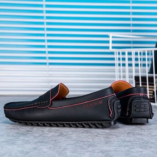 Shoes cuero Mens scarpe for scarpa couro uomo leather Moccasins Male zapatos fashion male man casuales mens breathable classic