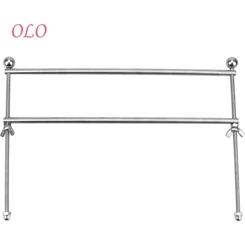 OLO Torture Nipple Clamps Bondage Set Nipple Clamps Sex Toy For Couples Stainless Steel Adjustable Breast Stimulate Flirt Tools