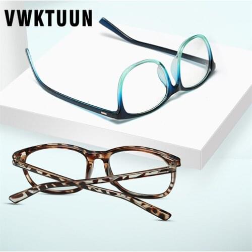 VWKTUUN New Eyeglasses Eyewear Frames Women Eye Glasses Frames For Men Lady Optical eyeglass Spectacle frame Plain Clear Glasses