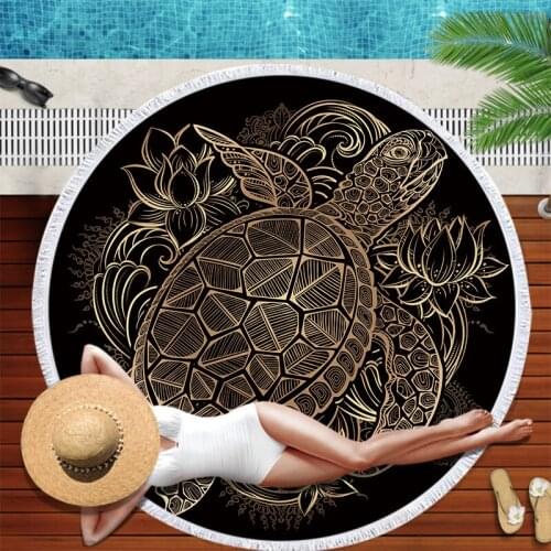 Tortoise scorpion Fringed beach towel Sea beach towel strandlaken Beach cover up Towels Large beach towel Bath towels For home
