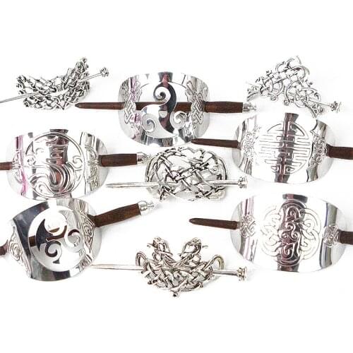 Silver Hair Crown Kit Hanfu Warrior Princess Crown Swordsman Cosplay Anime Hair Sticks Anime Headdress