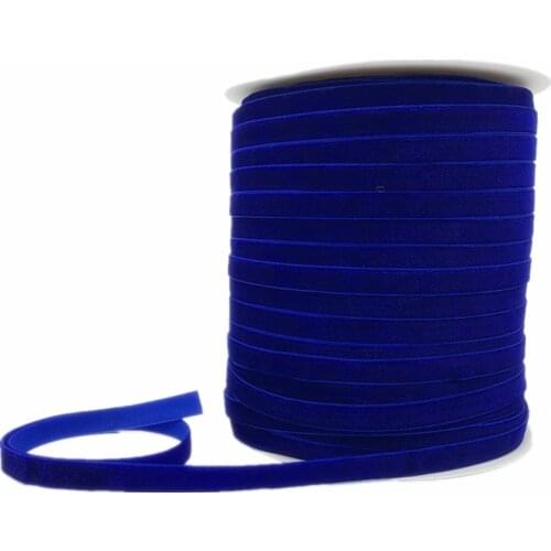 6/10/15/20/25/38mm Blue Velvet Ribbon Handmade Wedding Party Decoration Ribbon For Gift Wrapping DIY Hair Bowknot Sewing Fabric