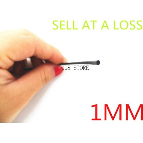 1 Meter/lot L48 2:1 Black 1mm Best Diameter Heat Shrink Tubing Tube Sleeving Wrap Wire