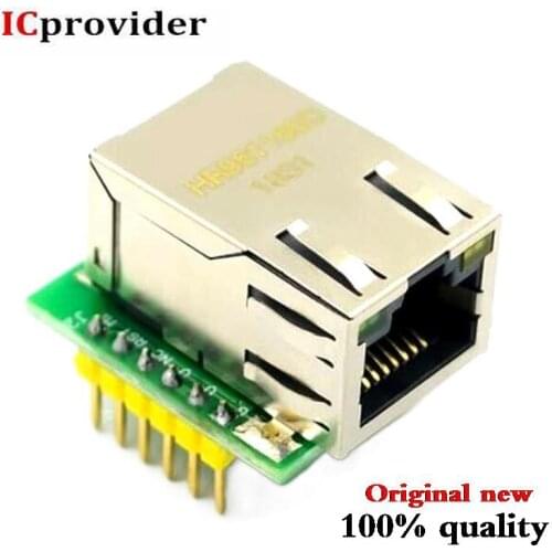 10pcs/lot W5500 Module SPI to LAN/ Ethernet Converter Exceed W5100W5200 USR-ES1 TCP/IP Protocol Stack