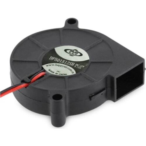 2 pcs / lot 3d printer accessories turbine DC blower small fan 5015 industrial fan cooling fan DC12V