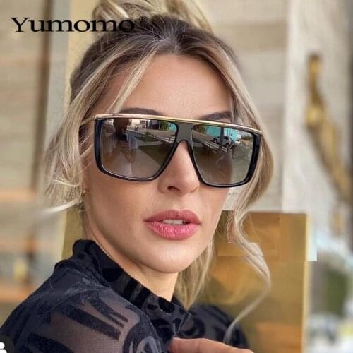 2020 Metal Beam Rectangle Sunglasses for Women Men Square Sunglasses Shades Female Retro Men Brand Design Sun Glasses UV400