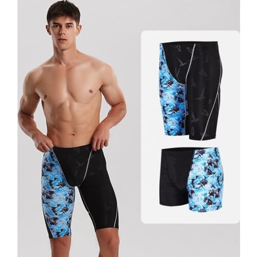 2021 Summer New 2XL-7XL Plus Size Swimming Trunks Men Boxer Swimsuit Hot Spring Boy Shorts for Swimming Quick Dry High Elastic