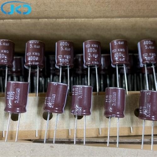 10pcs/Lot 5.6uF 400V NCC KMQ Series 8x12mm High Reliability 400V5.6uF Aluminum Electrolytic Capacitor NIPPON CHEMI CON Original