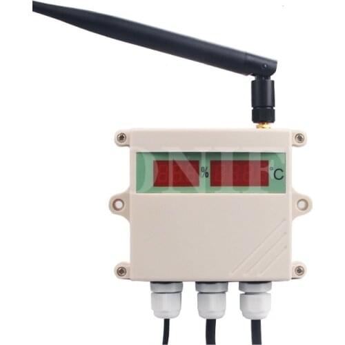 GPRS temperature and humidity transmitter, wireless temperature and humidity monitoring system, 2 transistor outputs