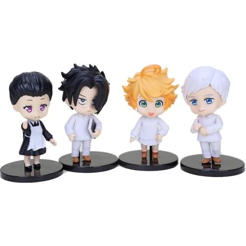 10cm Anime the Promised Neverland Figures Emma Norman Ray Action Figure PVC Model Toys Collectible Doll