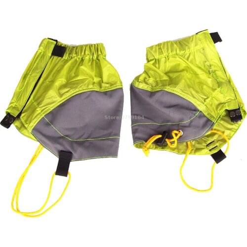 Waterproof Snow Leg Gaiters Outdoor Silicon Coated Nylon Ultralight Gaiters Legs Protection Guard Hiking Climbing Trekking