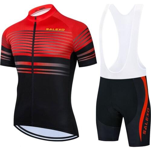 2021 NewSTRAVA Summer Cycling Jersey Set Breathable Man Cycling Jersey Short Sleeve Set Champion Clothing Designer Clothes Bike