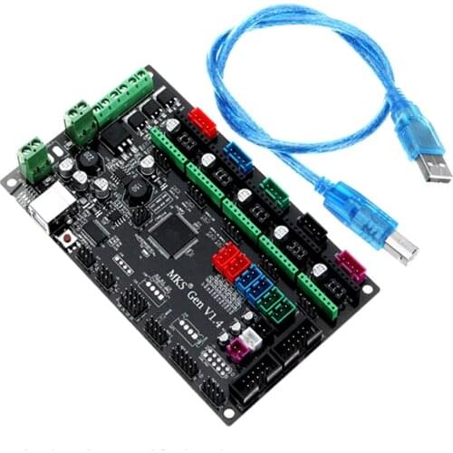 KuaiJieWei 3D printer Store MKS Gen V1.4 Control 3D Printer Mainboard Compatible RepRap Ramps1.4