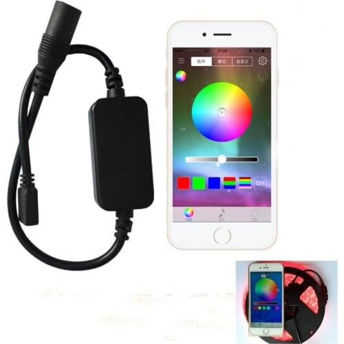 Mini LED RGBW Wireless Bluetooth 4.0 Controller LED Strip Light DC 12-24V Phone App Control Dimmer Dimmable For 5050 2835 3528