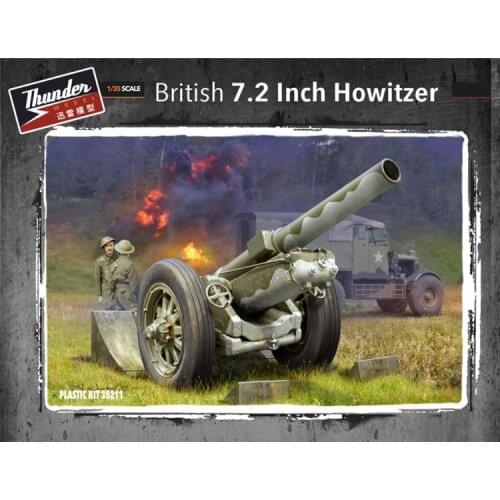 Thunder Model TM35211 1/35 scale model British 7.2 inch Howitzer model kit