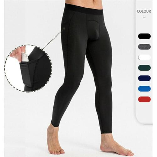 Mens Compression Long Pants Legging GYM Workout Running Sports Tight Trousers