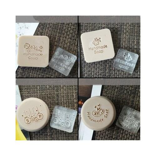 Handmade soap standard Mini soap diy stamp seal chapter 4*4cm