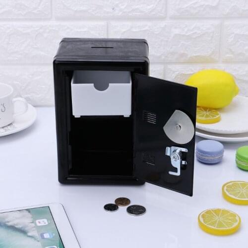 New Safe Security Metal Money Bank Deposit Cash Savings Saving Box 2 Keys