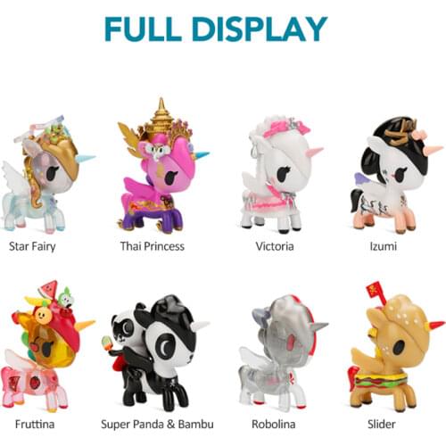 Original Tokidoki Unicorno 7th Generation Blind Box Unicorn Figurines Anime Figure Ornament Toy Model Birthday Gift