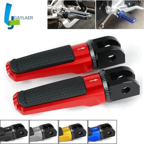 Front CNC Footrests Foot Pegs Foot Rest for Triumph Daytona 675 2009-2017 675R Bonneville T100 120 Speed Triple/R Twin