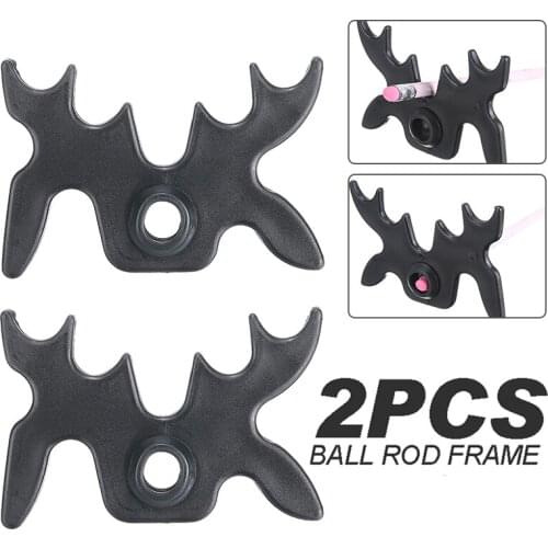 Plastic Pool Cue Rack Cross Antlers Rod Holder Black Lightweight Practical Anti-slip Billiards Rack Cue Holder Cue Accessory
