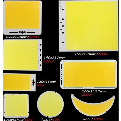 Allcob COB customized big size led cob flip chip strip lamp 50W 100W 200W 400W cob led 12v dc for Fishing Rod Outdoor led light