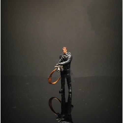 1:64 Resin Terminator T800 Robot Scene Decoration Collection Die Casting Diorama Product Model Miniature Toys