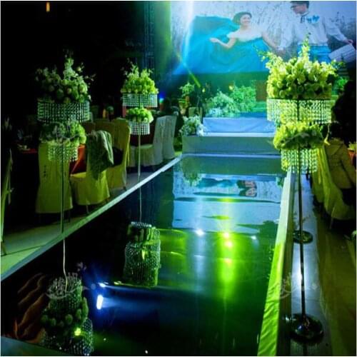 10m Per lot 1m Luxury Mirror Carpet Silver Double-sided Carpet Runner For High-grade Wedding Party Decoration