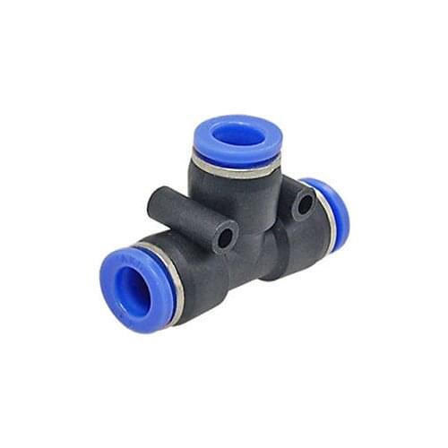 2 Pcs 8mm Pneumatic Tube Connector Push In Adapter Fittings