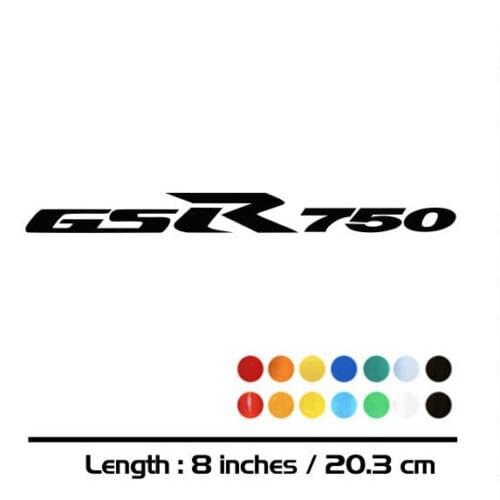 2 X New Sales motorcycle bike Fuel tank Wheels Fairing notebook Luggage helmet MOTO Sticker decals For SUZUKI GSR750
