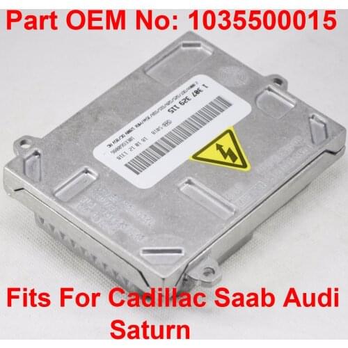 2x 12V 35W D1S D1R D2S D2R OEM HID Xenon Headlight Ballast Control Unit Car Part Number 1035500015 Fits For Cadillac Saab Audi