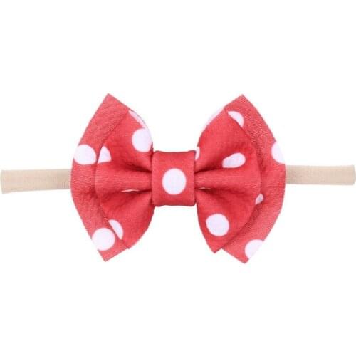 50pcs/lot , 3.5'' Double Layer Print Waffle Nylon Headband Unicorn/Floral Soft Elastic Nylon Headband Girl Kids Accessories