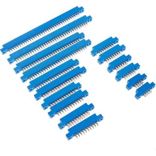 805 Series 3.96mm Pitch PCB Slot Solder Card Edge Connectors 8-72 Pin