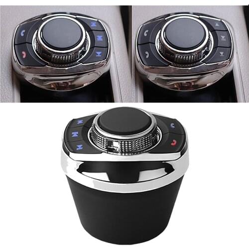 Car Wireless Steering Wheel Control Button New Cup Shape With LED Light 8-Key Functions For Car Android Navigation Play