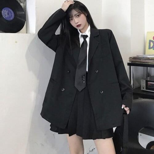 BIRGHWATER Women's Double-breasted Blazers