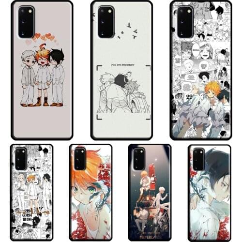 The Promised Neverland Ray Emma Norman Case For Samsung Galaxy S10 S9 S8 Note 10 Plus Note 20 Ultra S20 FE S21 Ultra Phone Cover